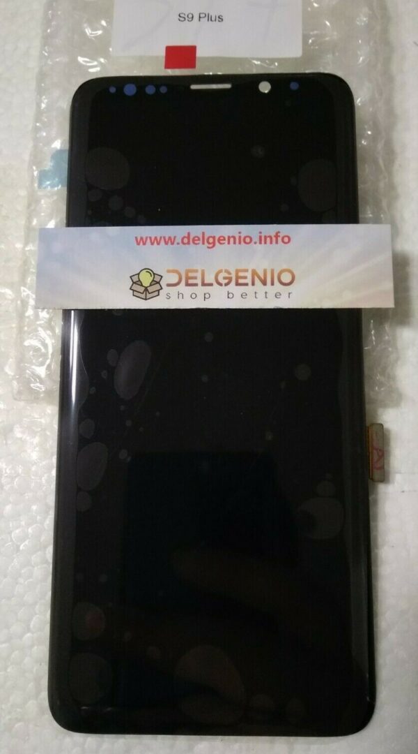 DISPLAY LCD ORIGINALE SAMSUNG GALAXY S9+ SM-G965F PLUS TOUCH SCREEN NERO BLACK - immagine 2