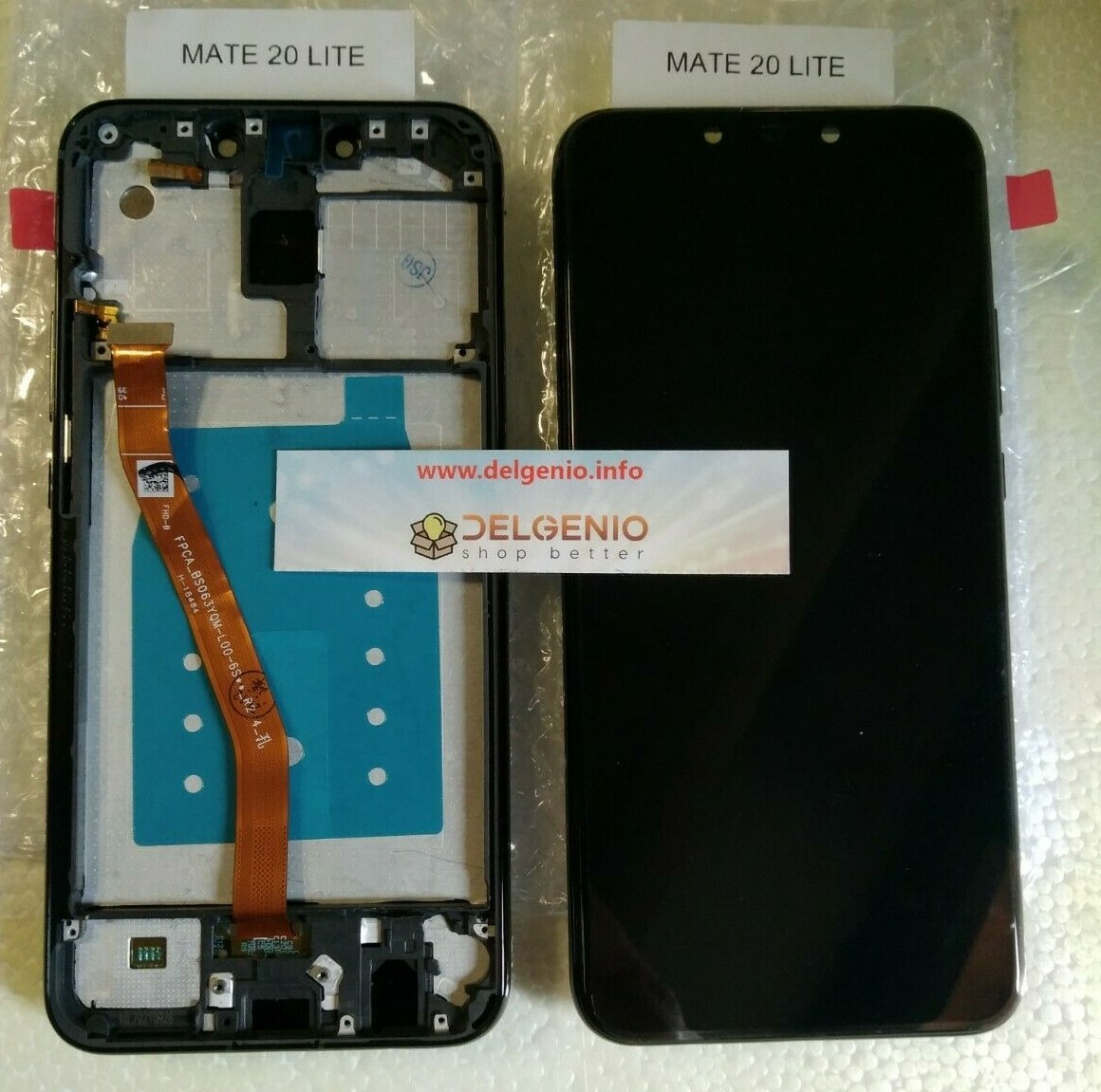DISPLAY LCD HUAWEI MATE 20 LITE SNE-LX1 SNE-LX2 SNE-LX3 INE-LX2 FRAME NERO BLU