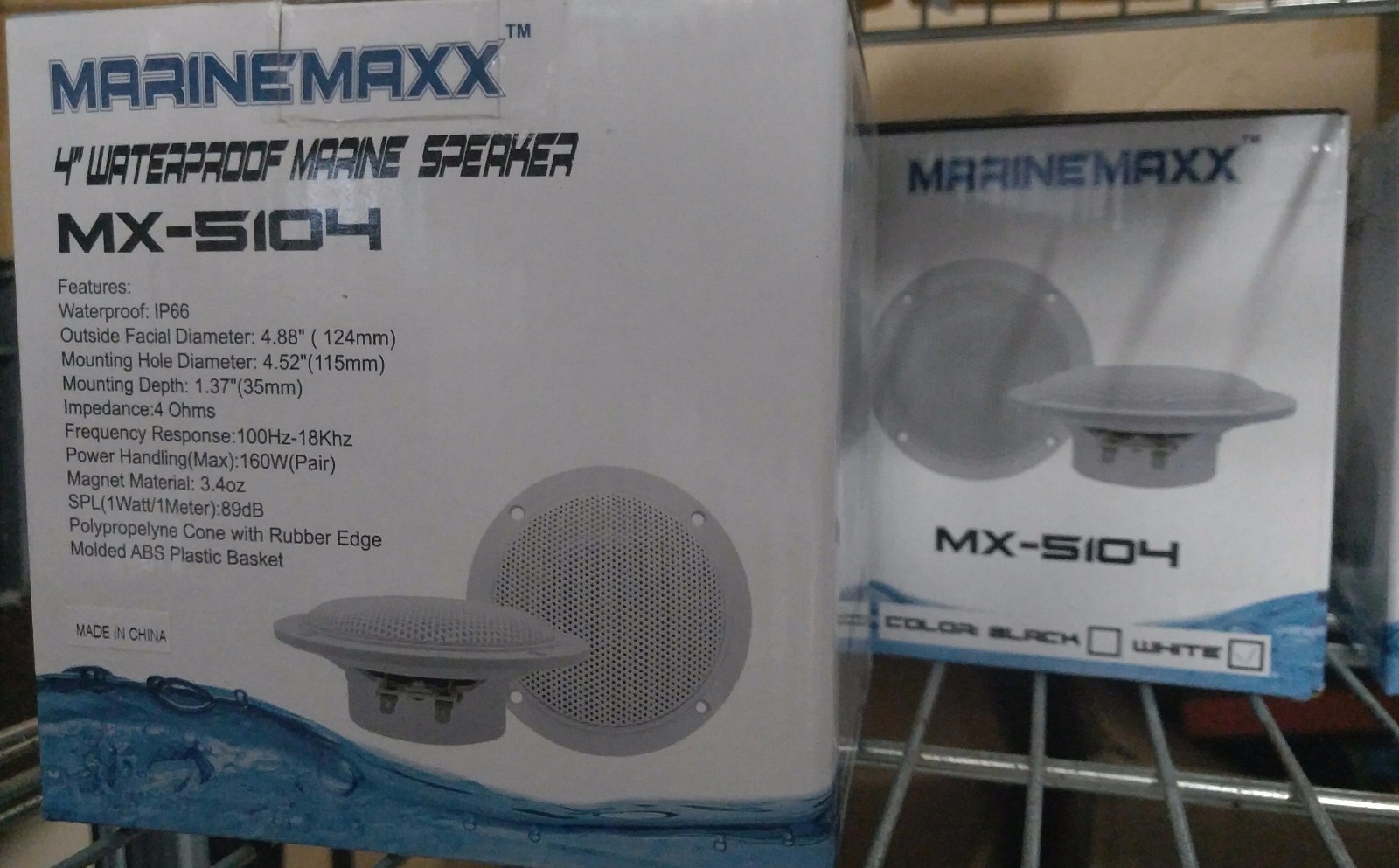 Coppia Casse Altoparlante doppio cono Marine Ø124 160W Altoparlanti Barca BOAT - immagine 3