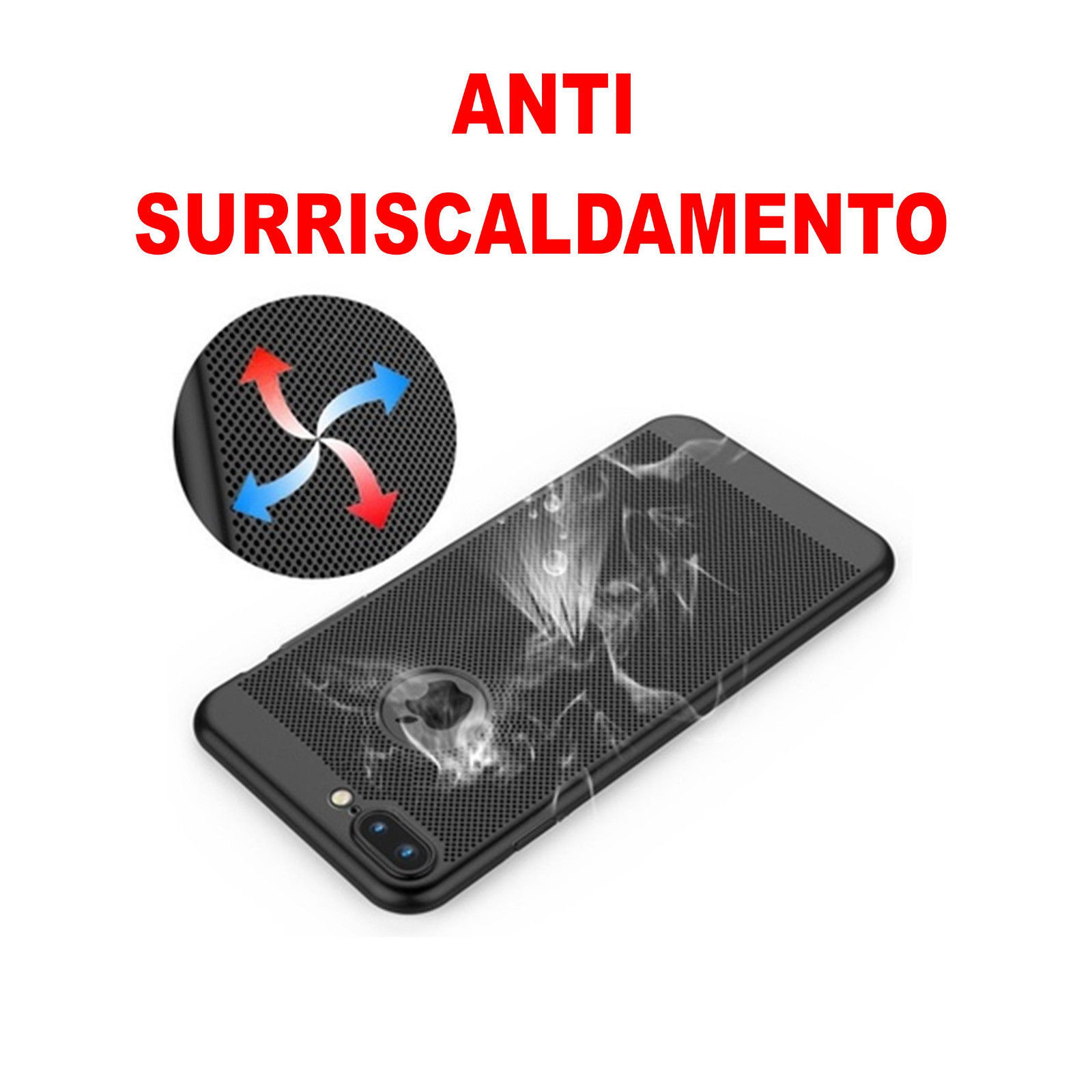 Cover per IPHONE 6 6S 7 8 plus Custodia L' ORIGINALE AIR SOFT Reflect PREMIIUM - immagine 3