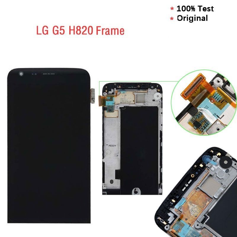LCD LG G5 TOUCH+FRAME+TELAIO H820 H830 H840 H850 DISPLAY VETRO NUOVO - immagine 2
