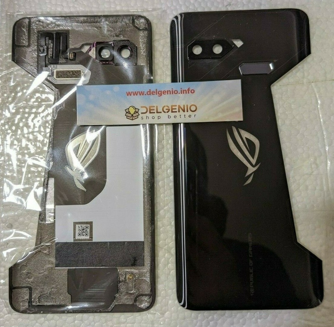 Originale Vetro Battery Back Cover Custodia Per ASUS ROG Phone ZS600KL Nero BSH
