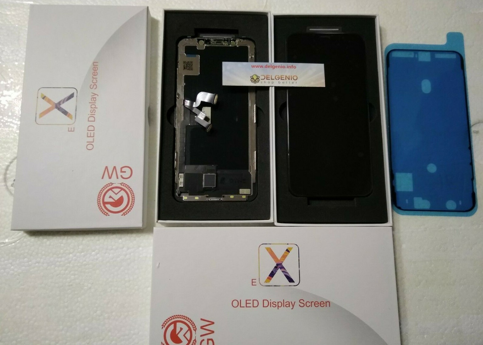 DISPLAY SCHERMO PER APPLE IPHONE X SOFT OLED TOUCH SCREEN FRAME LCD ORIGINALE GX - immagine 2