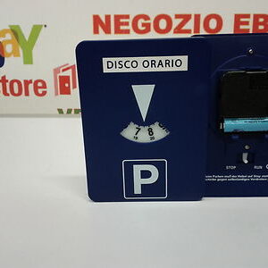 DISCO ORARIO ELETTRONICO AUTOMATIC CON ADESIVO IN ITALIANO PARCHIMETRO