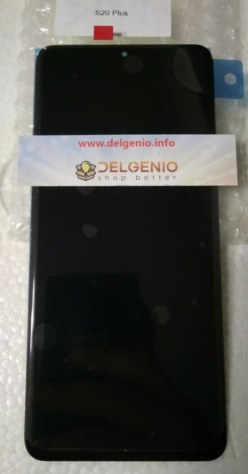 DISPLAY LCD FRAME ORIGINALE SAMSUNG GALAXY S20+ PLUS SM-G985 G986 5G TOUCH NERO - immagine 2