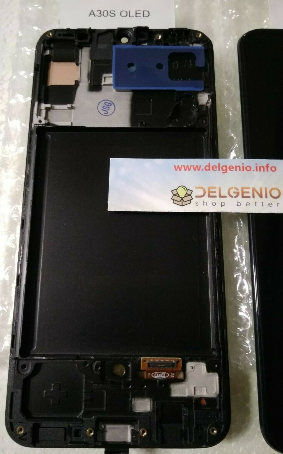 DISPLAY LCD OLED PARI ORIGINALE SAMSUNG GALAXY A30S SM A307F TOUCH SCHERMO VETRO - immagine 2
