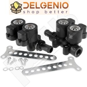 kit gpl lpg set 4 iniettori iniettore Lovato Rail jlp2 KP x 2 per 4 cilindri