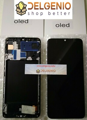 Display AMOLED Originale Touch Frame per Samsung Galaxy A70 SM-A705F FINGERPRINT
