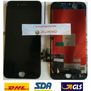 DISPLAY OEM LCD SCHERMO TOUCH APPLE IPHONE 8 NER BLACK ESR FULL VIEW NUOVO