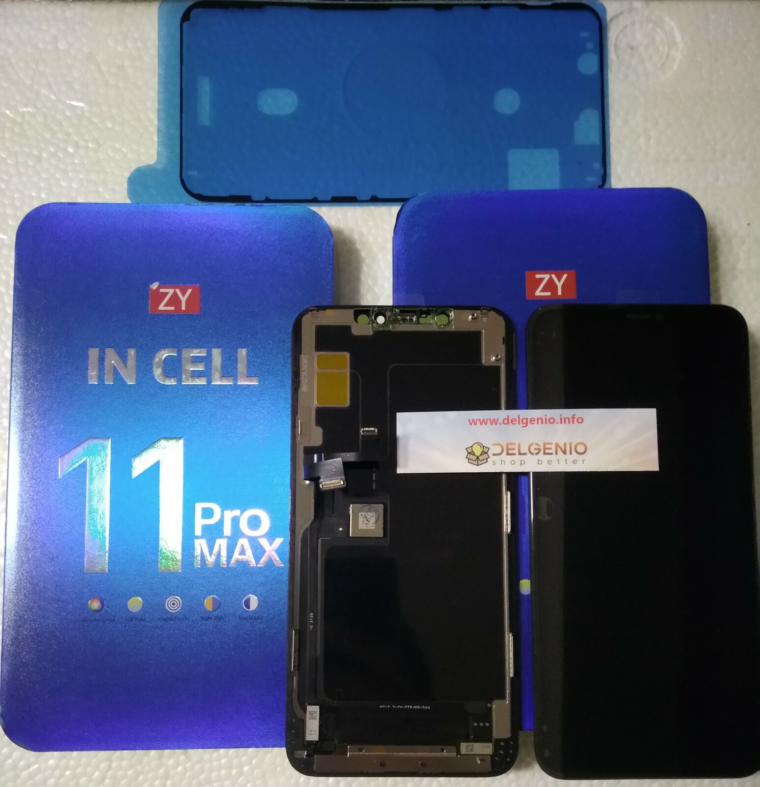VETRO LCD DISPLAY SCHERMO PER APPLE IPHONE 11 PRO MAX INFINITY COLOR ORIGINALE