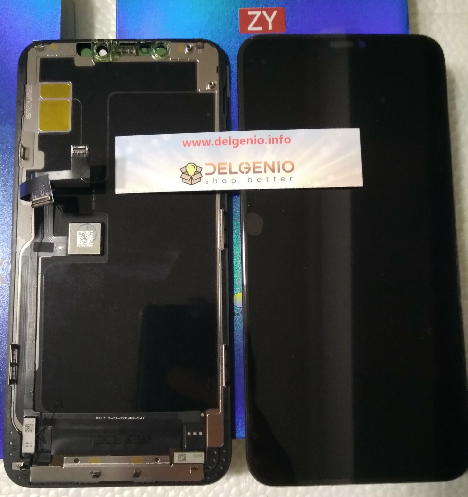VETRO LCD DISPLAY SCHERMO PER APPLE IPHONE 11 PRO MAX INFINITY COLOR ORIGINALE - immagine 2