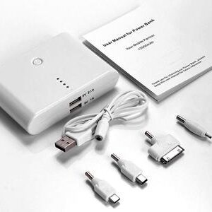 Carica Batteria Esterna 12000 mah Portatile moto Smartphone Tablet Universale