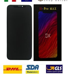 DISPLAY LCD APPLE IPHONE 11 PRO MAX SCHERMO 6.5 GX ORIGINALE HARD OLED TOUCH PER