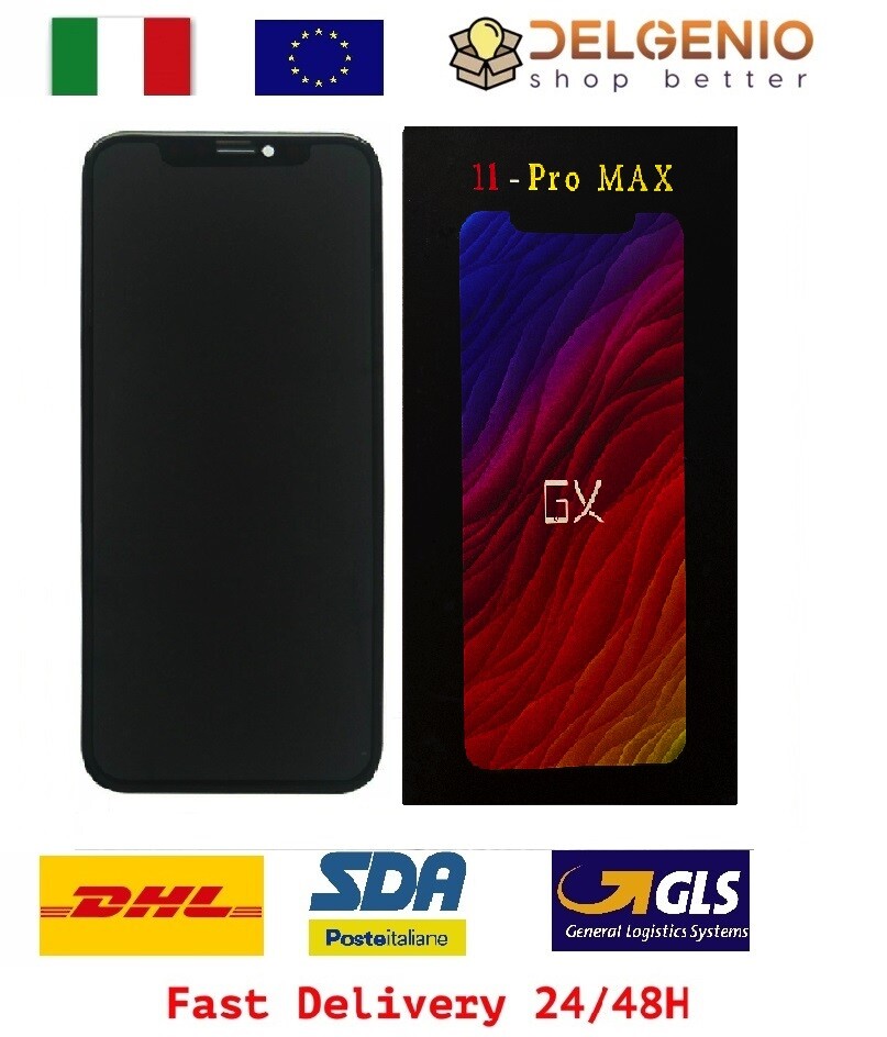 DISPLAY LCD APPLE IPHONE 11 PRO MAX SCHERMO 6.5 GX ORIGINALE HARD OLED TOUCH PER