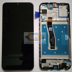 Display lcd touch schermo vetro con frame originale per Huawei P Smart 2019 NERO