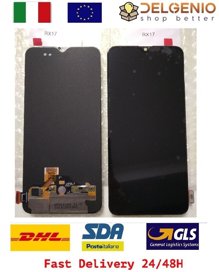 DISPLAY AMOLED TOUCH SCREEN OPPO RX17 PRO / RX17 R17 VETRO SCHERMO NERO CPH1877