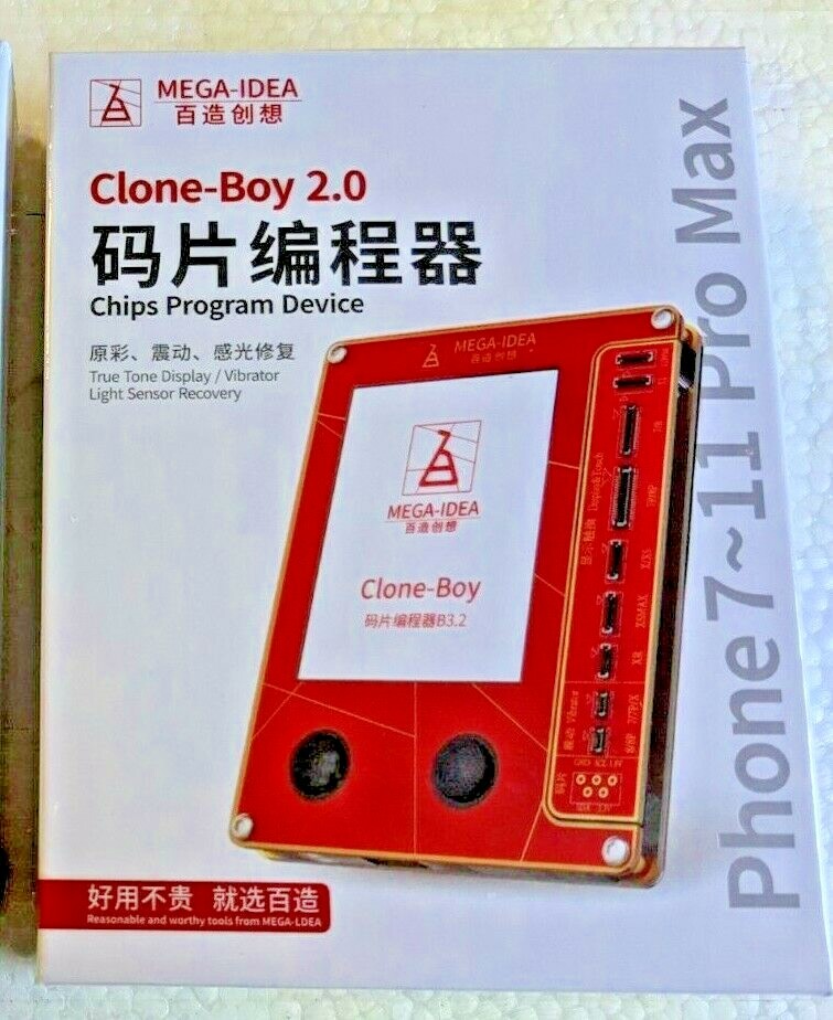 CLONE-BOY 2 PROGRAMMATORE CHIP PER APPLE IPHONE MEGA IDEA SENSORE LUCE TRUE TONE