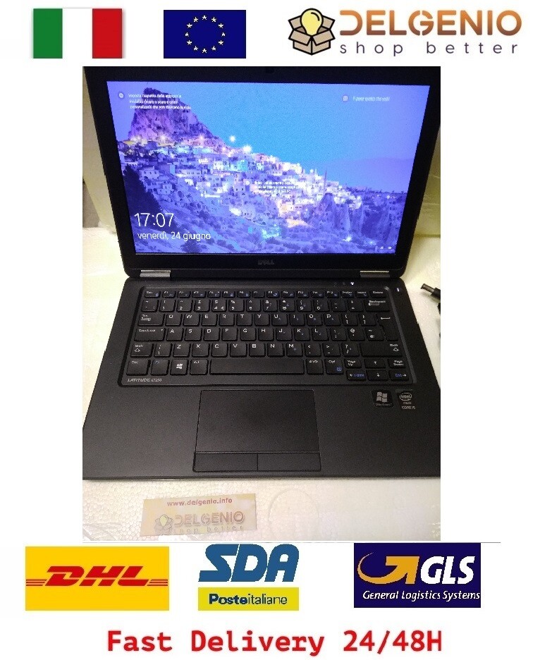 NOTEBOOK DELL E7250 i5-5300U 12,5" Intel Core Ram 8GB SSD 256GB WINDOWS 10 PRO
