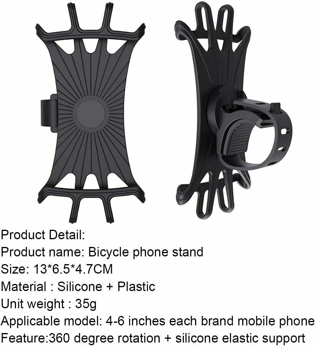 SUPPORTO CELLULARE per BICI e/o MOTO porta telefono iPhone XS max da bicicletta - immagine 8