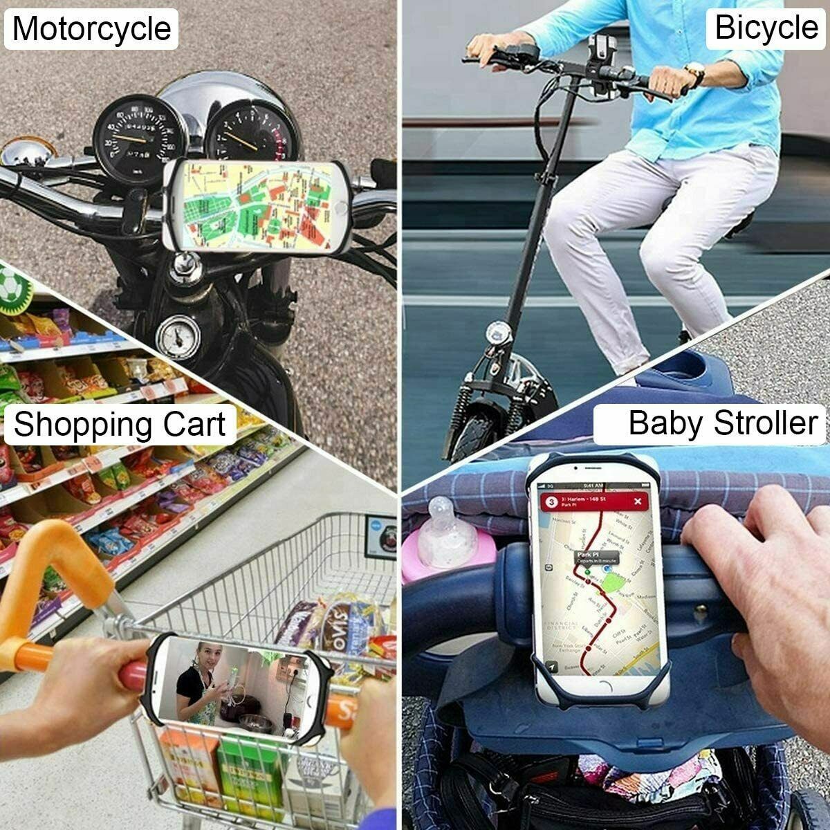SUPPORTO CELLULARE per BICI e/o MOTO porta telefono iPhone XS max da bicicletta - immagine 11