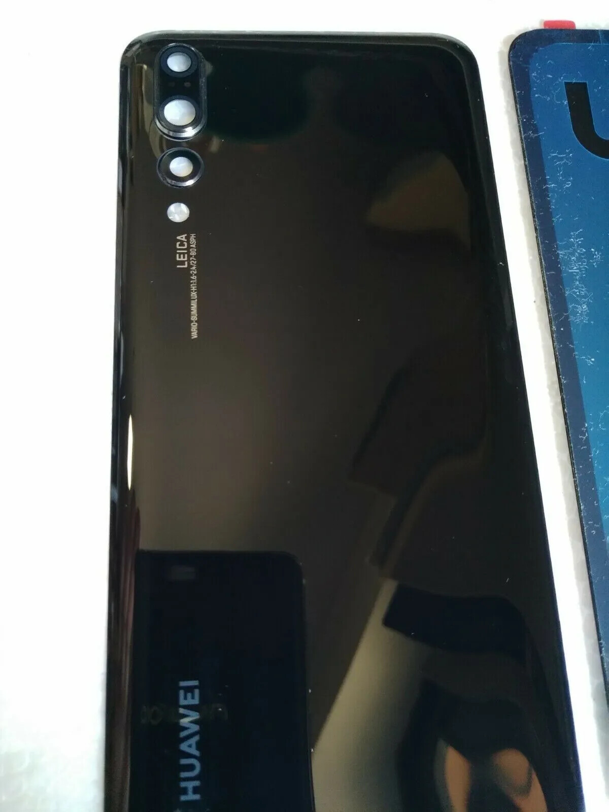 VETRO POSTERIORE SCOCCA BACK COVER COPRI BATTERY HUAWEI P20 PRO NERO CLT-L09 - immagine 2
