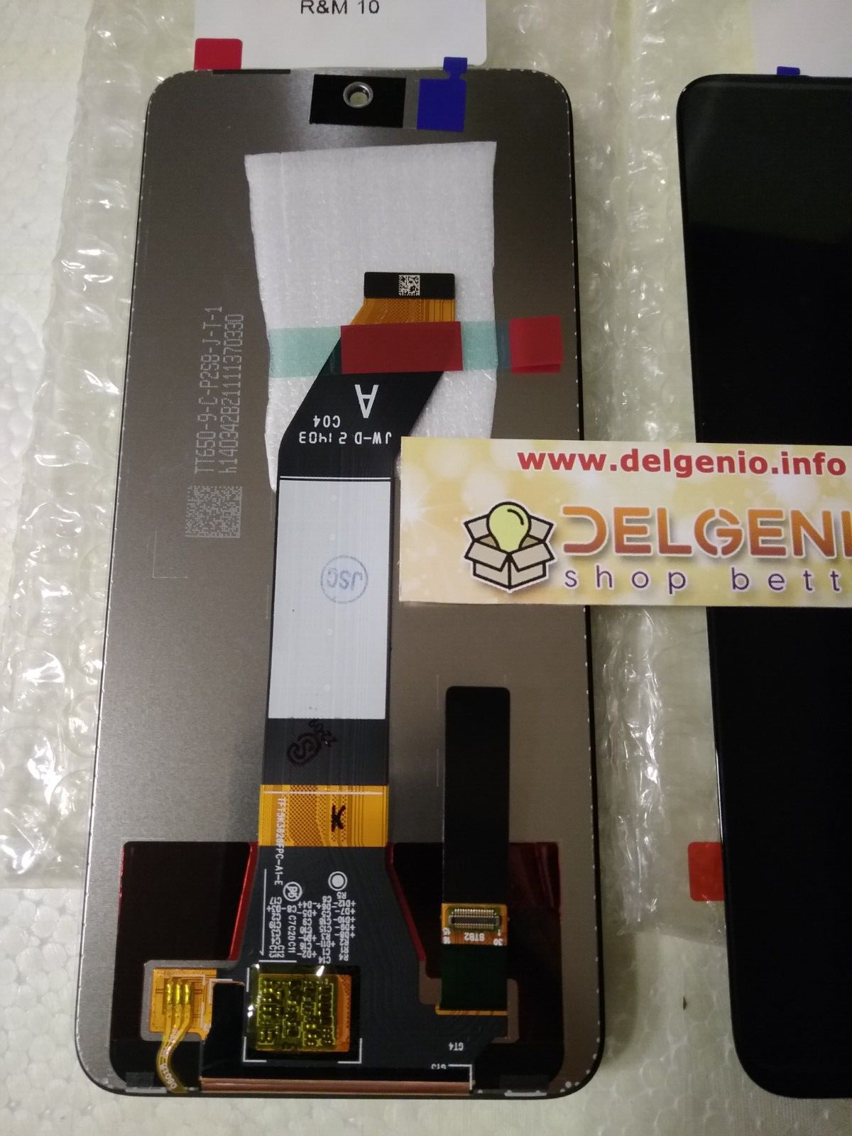 DISPLAY LCD ORIGINALE XIAOMI REDMI 10 / PRIME M21061119DG M21061119AG TOUCH NERO - immagine 2