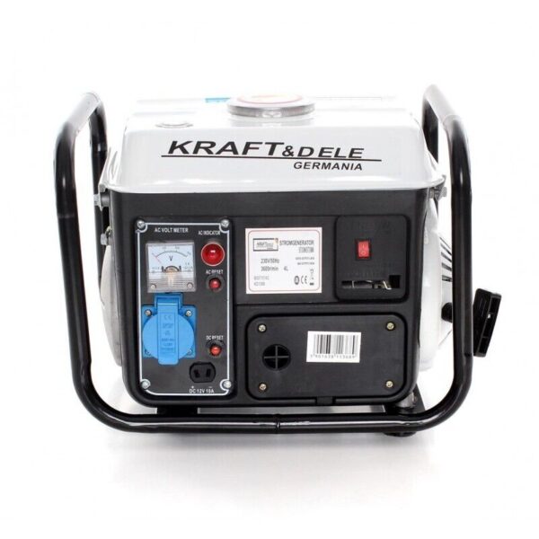 GENERATORE DI CORRENTE 1,2 KW PORTATILE GRUPPO ELETTROGENO 850 WATT KRAFT&DELE - immagine 3