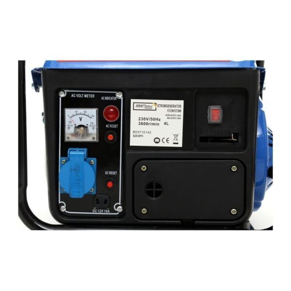 GENERATORE DI CORRENTE 1,2 KW PORTATILE GRUPPO ELETTROGENO 850 WATT KRAFT&DELE - immagine 5