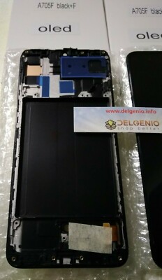 DISPLAY OLED FRAME PER SAMSUNG GALAXY A70 SM-A705 A705F FULL SIZE COME ORIGINALE - immagine 2