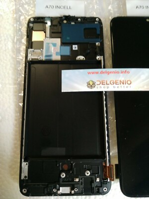 DISPLAY LCD FRAME PER SAMSUNG GALAXY A70 A705FN-DS TOUCHSCREEN SCHERMO NERO - immagine 2