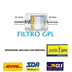 FILTRO GPL 12/12 mm - BRC LANDI RENZO lovato imega zavoli
