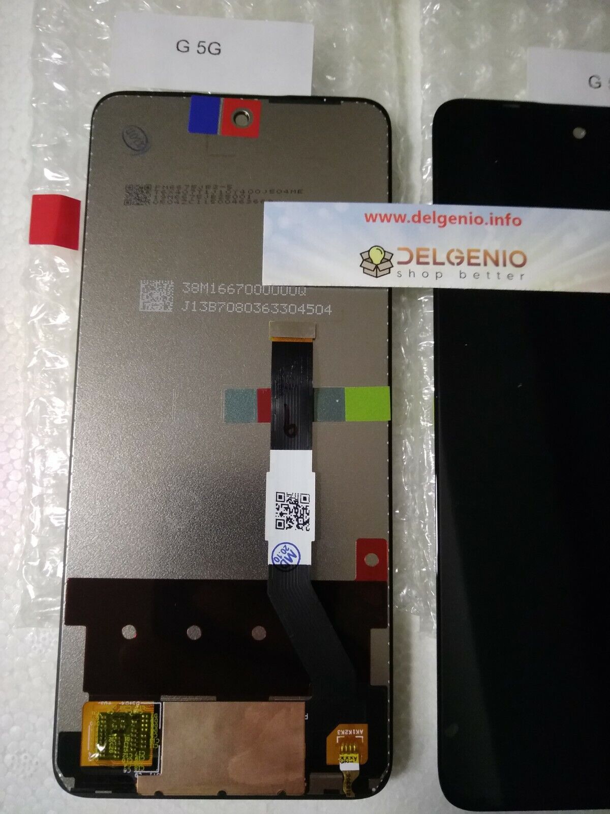 DISPLAY LCD MOTOROLA MOTO G 5G TOUCH SCREEN SCHERMO VETRO ORIGINALE - immagine 2