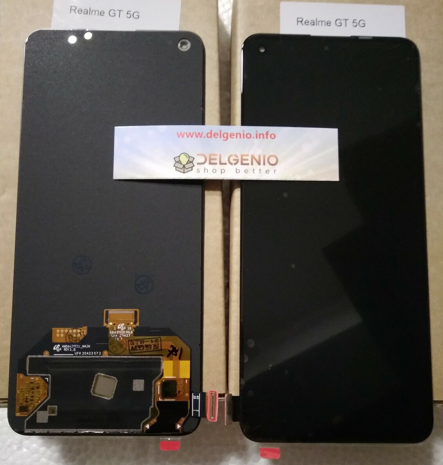 DISPLAY ORIGINALE AMOLED OPPO TOUCHSCREEN REALME GT 5G GT 5 G SCHERMO VETRO NER