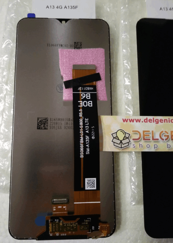 DISPLAY LCD TOUCH ORIGINALE SAMSUNG GALAXY A13 4G 2022 SM A135 F/M VETRO - immagine 2