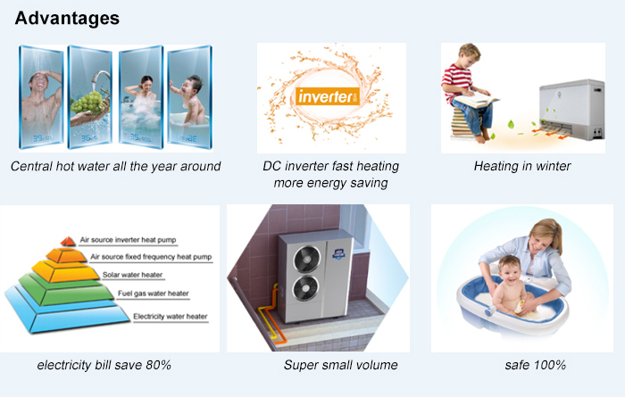 NULITE NEW ENERGY POMPA DI CALORE MONOBLOCCO 8,5 KW 12,5 KW 220V R32 MITSUBISHI - immagine 5