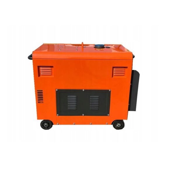 GENERATORE DI CORRENTE DIESEL SILENZIATO KRAFT&DELE 7KW MONOFASE GASOLIO RUOTE - immagine 4