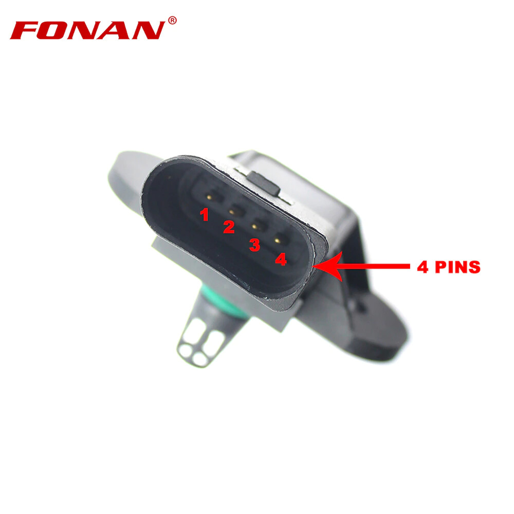 5K1 GOLF V VI 5M1 521 1K1 1J1 Skoda Sensore di pressione 0261230095 03C906051 - immagine 2
