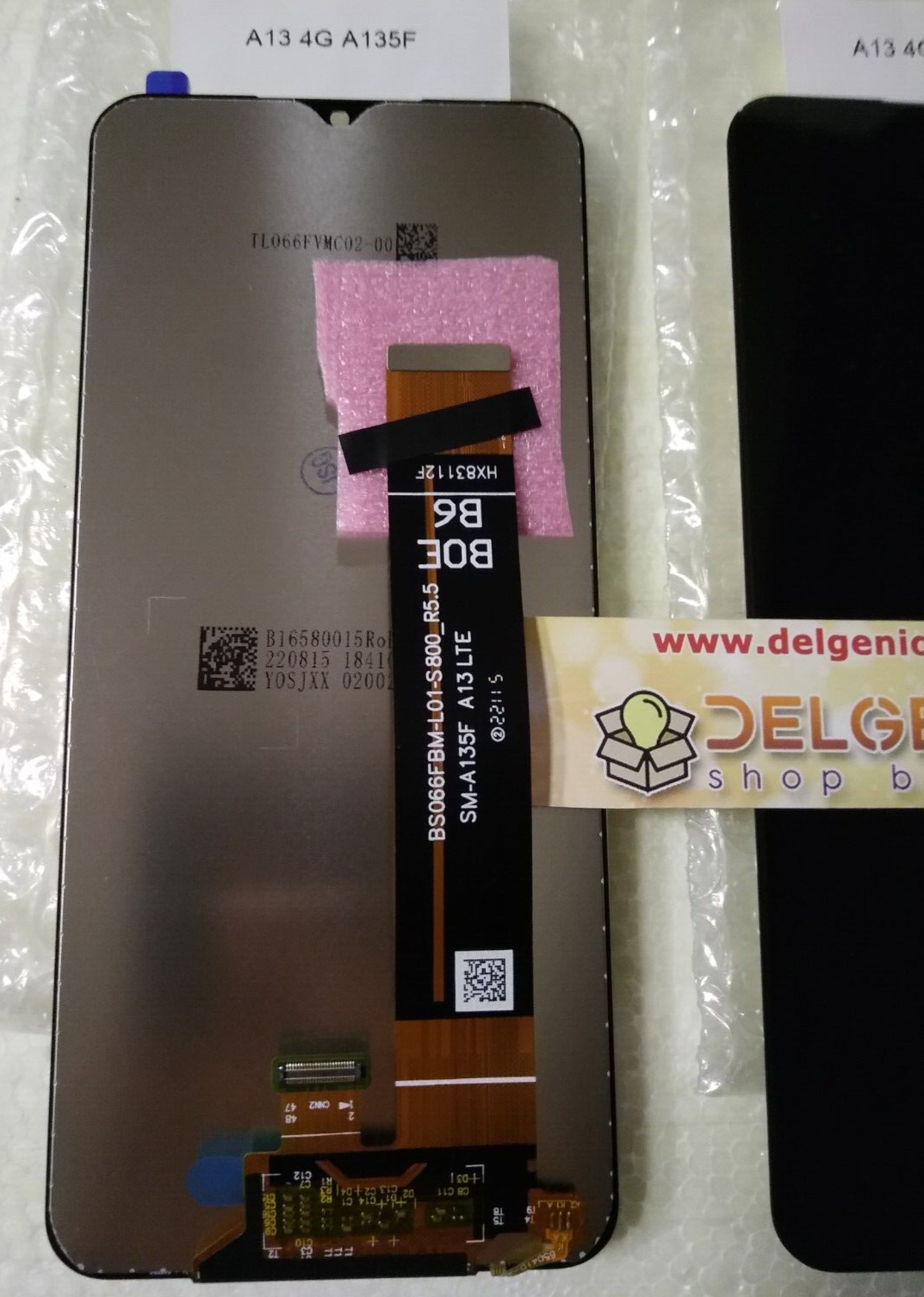 DISPLAY LCD TOUCH ORIGINALE SAMSUNG GALAXY A13 4G 2022 SM A135 F/M VETRO - immagine 2