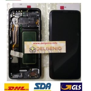 DISPLAY LCD ORIGINALE SAMSUNG + FRAME GALAXY S8 SM-G950 G950 F TOUCH SCREEN NERO