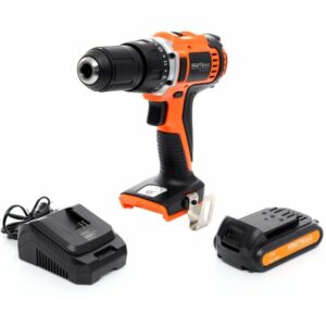 KRAFT&DELE TRAPANO AVVITATORE CON PERCUSSIONE BATTERY A LITIO 18V 2AH  AL 2000AH