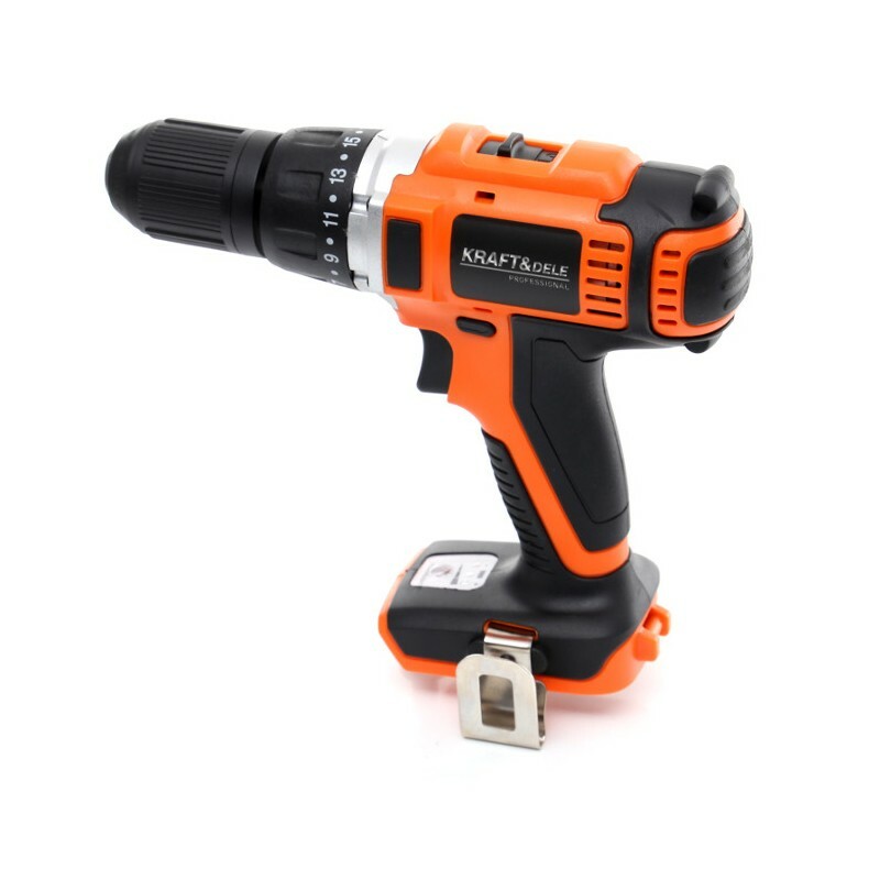 KRAFT&DELE TRAPANO AVVITATORE CON PERCUSSIONE BATTERY A LITIO 18V 2AH AL 2000AH - immagine 7