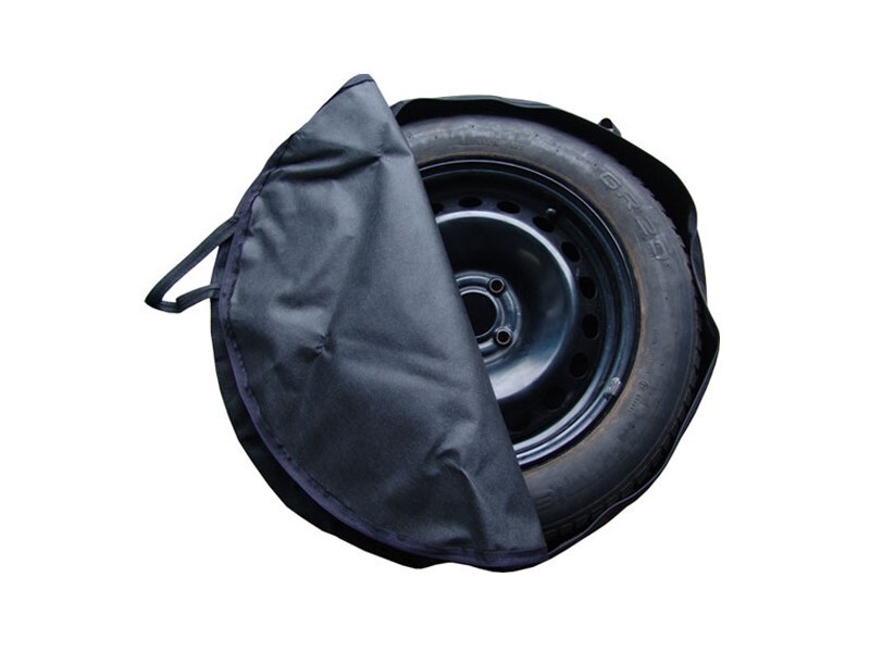 BORSA RUOTA DI SCORTA CUSTODIA PORTARUOTA SACCA PER RUOTE BAULE UNIVERSALE ZIP - immagine 2