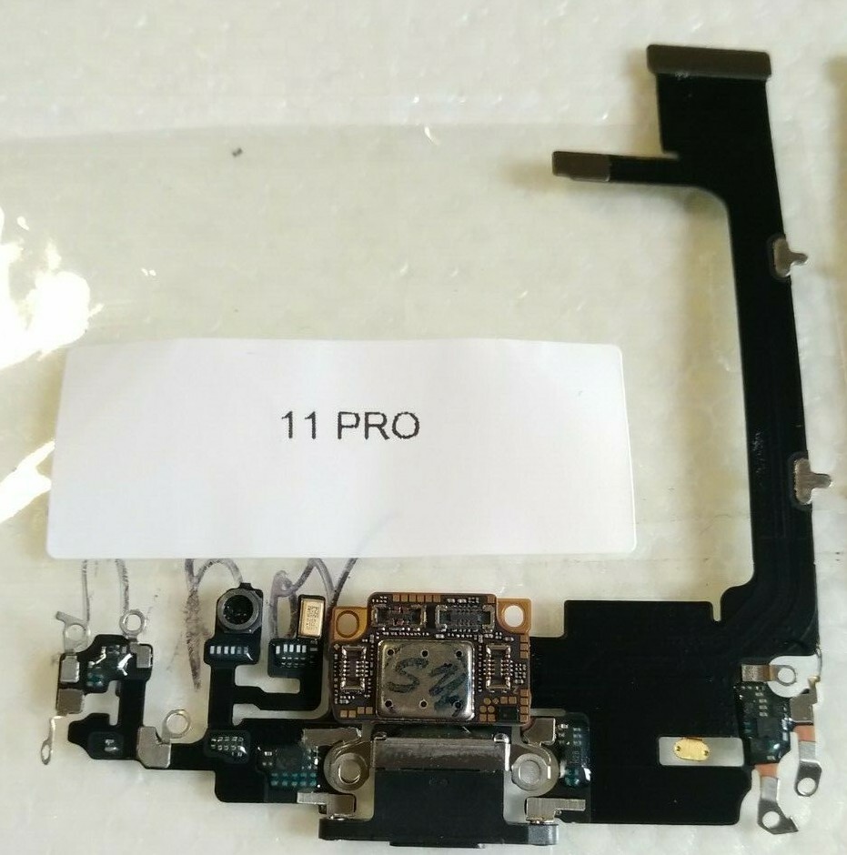 APPLE CONNETTORE RICARICA IPHONE 11 PRO NERO ORIGINALE RIGENERATO DOCK CARICA IC - immagine 2
