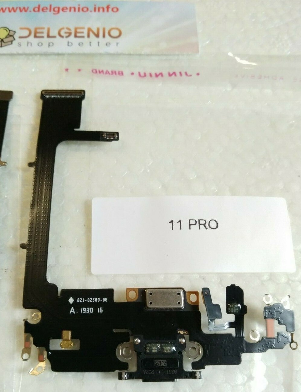 APPLE CONNETTORE RICARICA IPHONE 11 PRO NERO ORIGINALE RIGENERATO DOCK CARICA IC - immagine 3