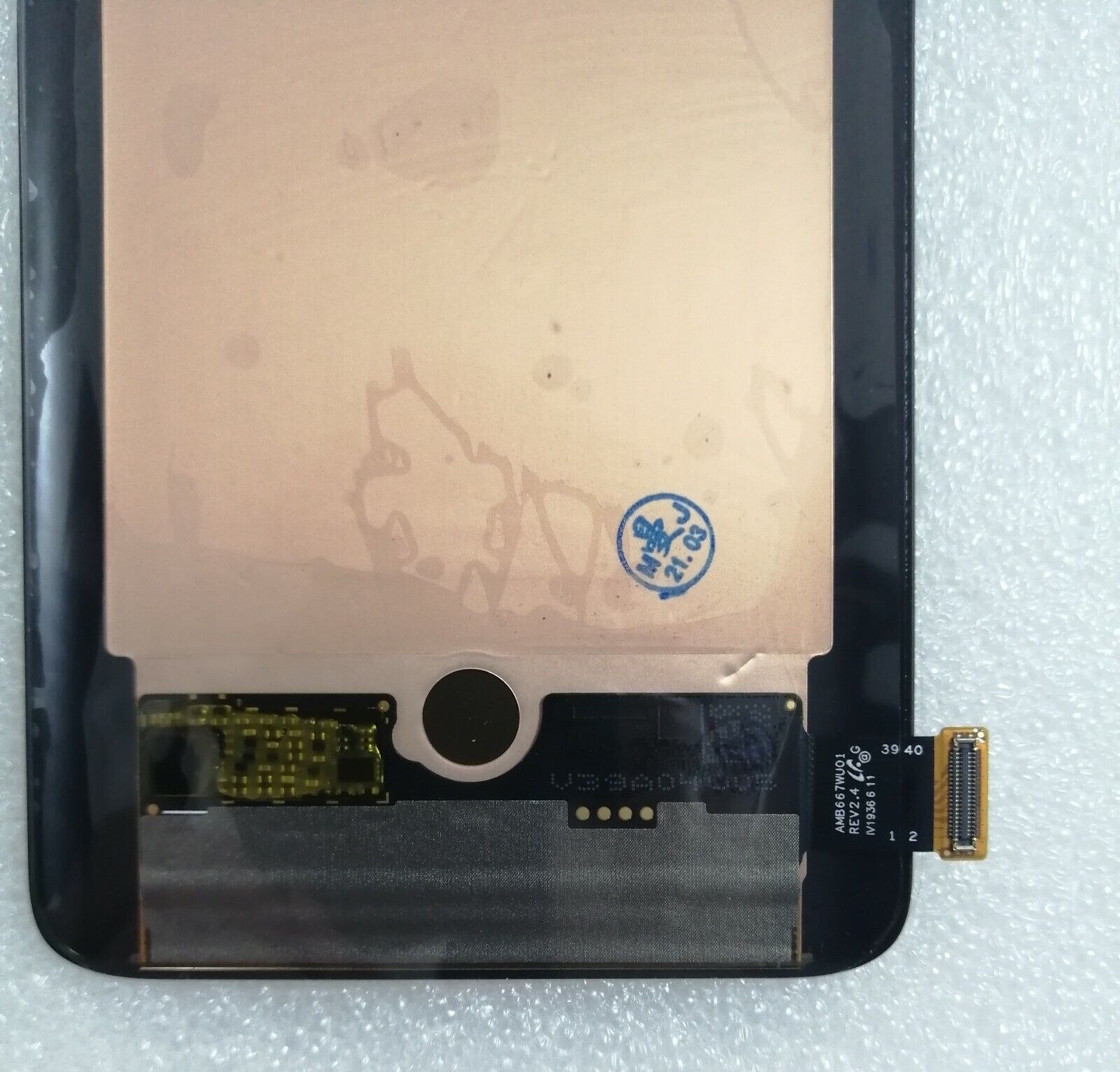 DISPLAY LCD OLED ONEPLUS t7 pro OnePlus 7 t Pro TOUCH VETRO SCHERMO MONITOR NERO - immagine 5