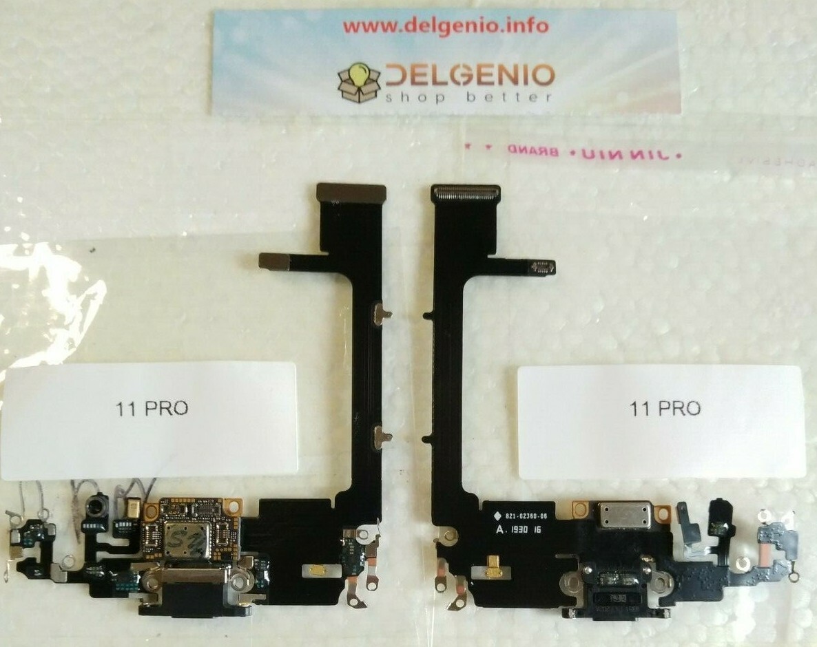 APPLE CONNETTORE RICARICA IPHONE 11 PRO NERO ORIGINALE RIGENERATO DOCK CARICA IC