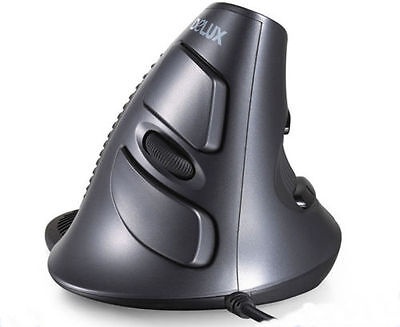 MOUSE OTTICO USB SHARK VERTICALE ADJ MO618 per EPICONDILITE TUNNEL CARPALE