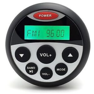 AUTORADIO MARINO IMPERMEABILE BARCA Radio FM USB MP3 AUX + 2 CASSE E ANTENNA