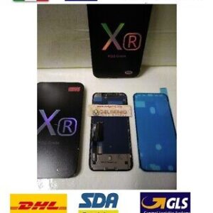IPhone XR Touch Screen LCD Display Vetro OLED ZY FOG Pari Originale Schermo Nero
