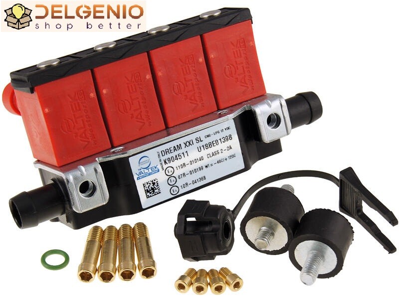 kit gpl lpg set 4 iniettori iniettore Rail Valtek type 32 dream xxi 4 cilindri